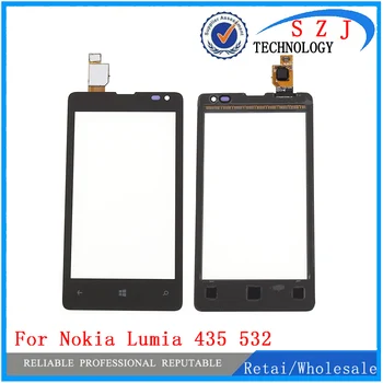 

New 4'' inch Digitizer Touch Screen for Microsoft Lumia 435 Touchscreen Panel Replacement Parts for Lumia 532 Free shipping