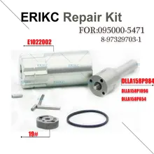 ERIKC 095000-5471 дизельный инжектор 8-97329703-1 ремонтные комплекты сопла DLLA158P984 клапан пластина 19# уплотнительное кольцо и Насадка крышка для Isuzu