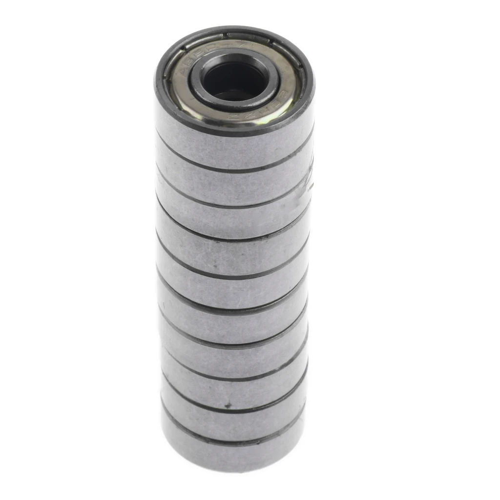 10pcs Replacement SKATEBOARD BEARINGS 608 zz (ABEC-7)- Double Shielded Roller Skating Roller Skate Bearing 