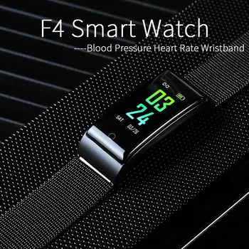 

Timethinker F4 Smart Watch Men Women Fitness Bracelet Metal Wristband Blood Pressure Heart Rate Monitor Sleep Tracker PK X3 S3