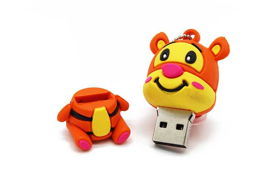 KING SARAS 64 ГБ 4 ГБ 8 ГБ 16 ГБ 32 ГБ Милая Маленькая свинья cub tiger модель usb флэш-накопитель usb 2,0 флешка