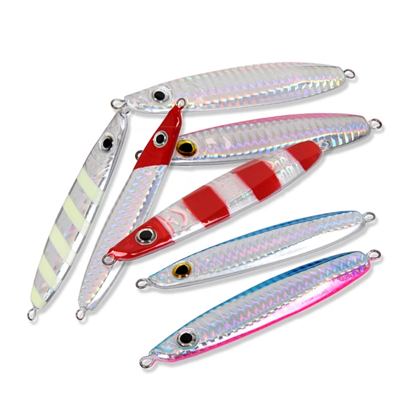 Leurres De Pêche 7g-30g - Lot De 6 Cuillères Métal - Pour Eau Salée - Jigging