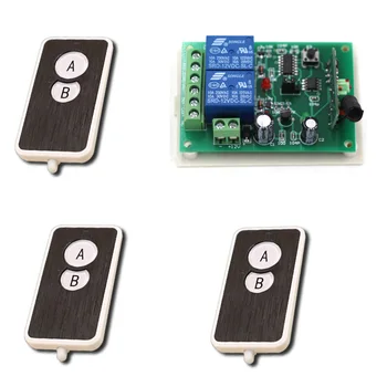 

DC 24V Wireless Remote Switch RF Remote Control Switch Radio Controlled Switches Receiver Transmitter Learning Code Momentary