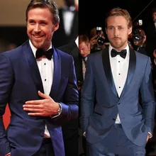 На заказ slim-подходят две кнопки темно-синий бизнес жених смокинги цвет бутил процесс жениха / мужчины свадьба Suitswed