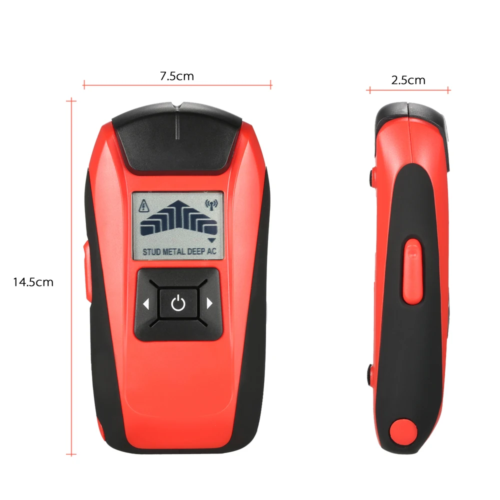 Многофункциональный настенный ЖК-Детектор Ручной Стад искатель металл, дерево, штифты кабель переменного тока живой провод сканер тестер диагностический инструмент