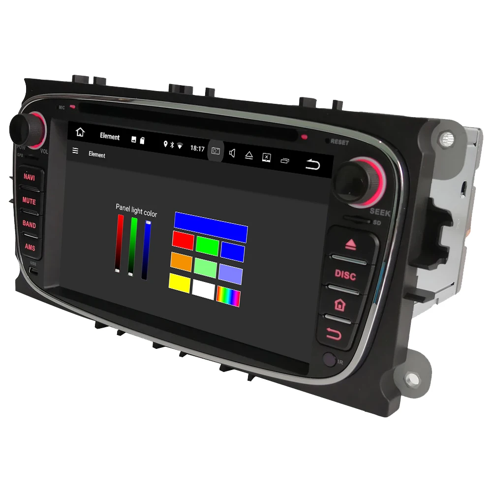 Clearance Octa Core 4G Android 8.1 4GB RAM 64GB ROM RDS Car DVD Player Autoradio GPS Glonass For Ford Galaxy Mondeo Kuga Focus S-Max C-Max 2