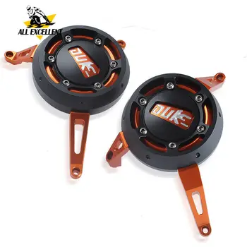 

CNC Engine Cover Slider Frame Protection Engine Stator Case Saver For KTM DUKE 200 2012-2015 DUKE 390 2013-2015 2014