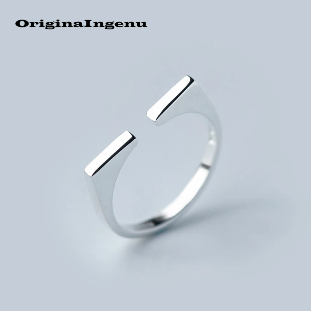 

Jewelry 925 Silver Ring Anillos Vintage Geometry Charm Minimalism Mother 's Day Girlfriend Gift Haut Femme Rings for Women