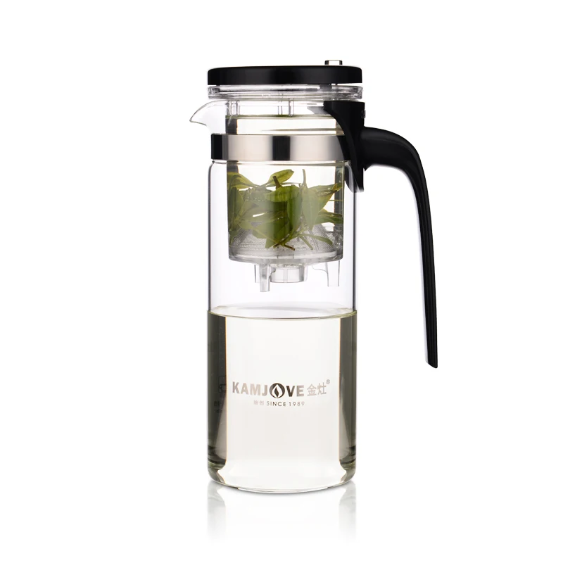 Kamjove k 110 Elegant Flower Tea Glass Cup Pot with Free Shipping