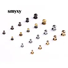 10 шт., медная соска для ногтей, сделай сам, кожаный браслет, кошелек, твердый, с винтом, для ногтей, с заклепками, на ремне, с заклепками, высокое качество, аксессуары