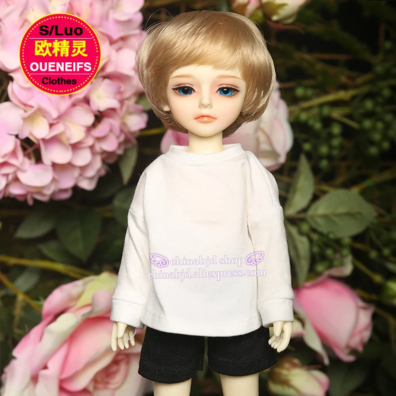 BJD SD кукольная одежда 1/6 два цвета спортивный костюм розовый и белый для девочек и мальчиков Аксессуары для куклы тела