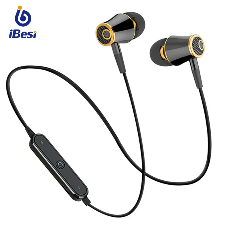 IBesi M64 Bluetooth наушники беспроводные для бега гарнитура спортивные басы стерео