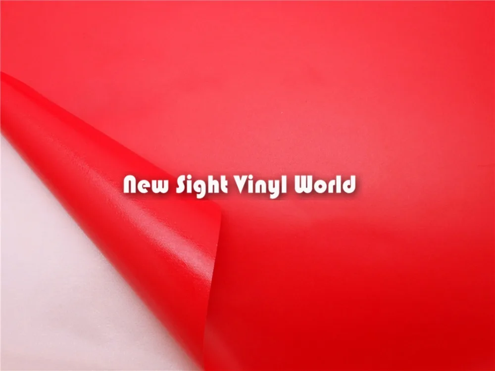 red matt vinyl car wrap matte red vinyl film sheet air free bubble red vinyl sheet