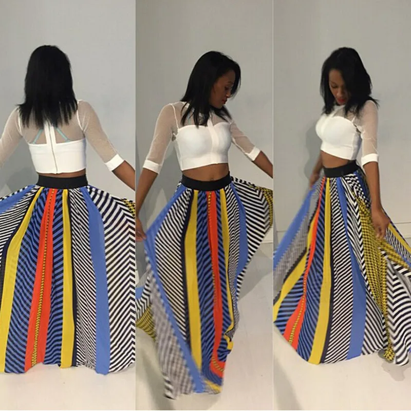 Long colorful maxi skirts Clearance