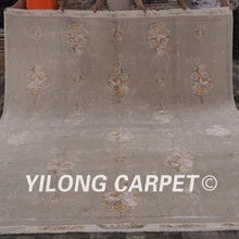 YILONG 8,3 'x10' Традиционный китайский шерстяной ковер Цветочный Большой размер ручной работы шерстяные коврики(CQG55S8.3x10