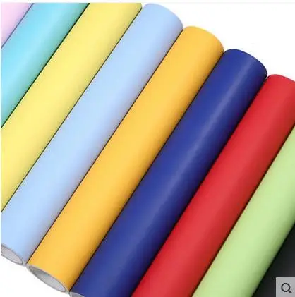 

Pure color wallpaper plain coloured sticky candy from inferior smooth furniture renovation frosted waterproof one Boeing film232