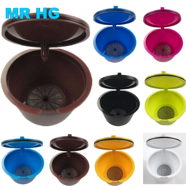 Special Offers 3PCS Refillable Reusable 150 Times Refill Coffee Capsule Pod Cup Filter Bracket Adapter for  Machines Random Color