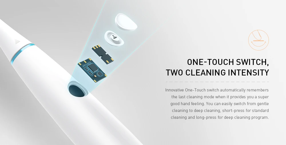 Oclean Air Sonic зубная щетка перезаряжаемая звуковая электрическая зубная щетка интеллектуальное управление приложением с чувствительной к давлению кнопкой