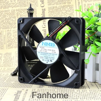 

For NMB 12025 12V 0.74A 4710NL-04W-B59 12CM fan Mine machine silent cooling fan