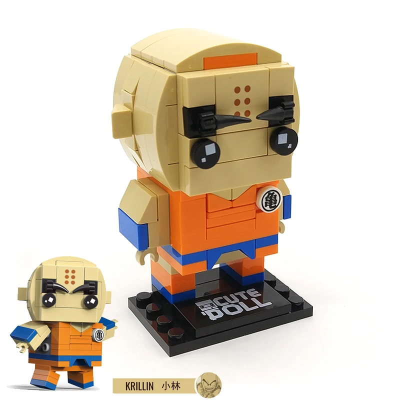 Decool Brickheadz Dragon Ball Z Супергерои Железный человек Marvel Супергерои фигурки Бэтмена строительные блоки кирпичи головы игрушки