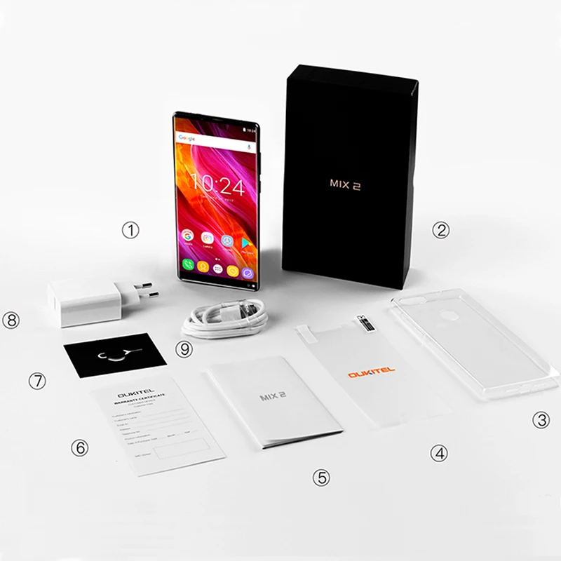 Oukitel Mix 2 5 99 &quot18:9 полный Дисплей MTK6757 Восьмиядерный 6 ГБ 4G B мобильного телефона Android