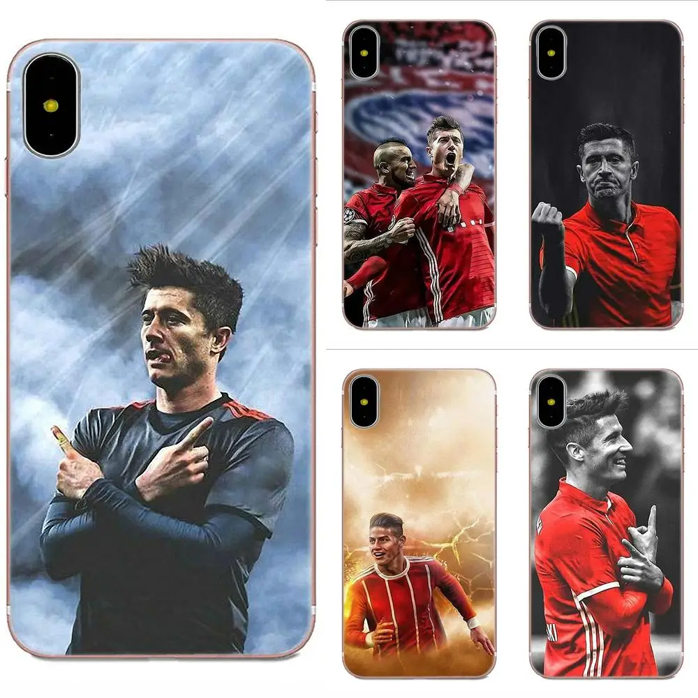 Футбольный Lewandowski Мягкий ТПУ чехол для мобильного телефона Huawei P8 P9 P10 P20 P30 Mate 7 8 9 10