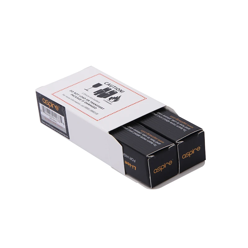 2pcs Original Aspire 18650 battery 2600mAh 1800mAh Rechargeable ICR 18650 Li-ion battery for Electronic cigarette Box Mod Vape 04