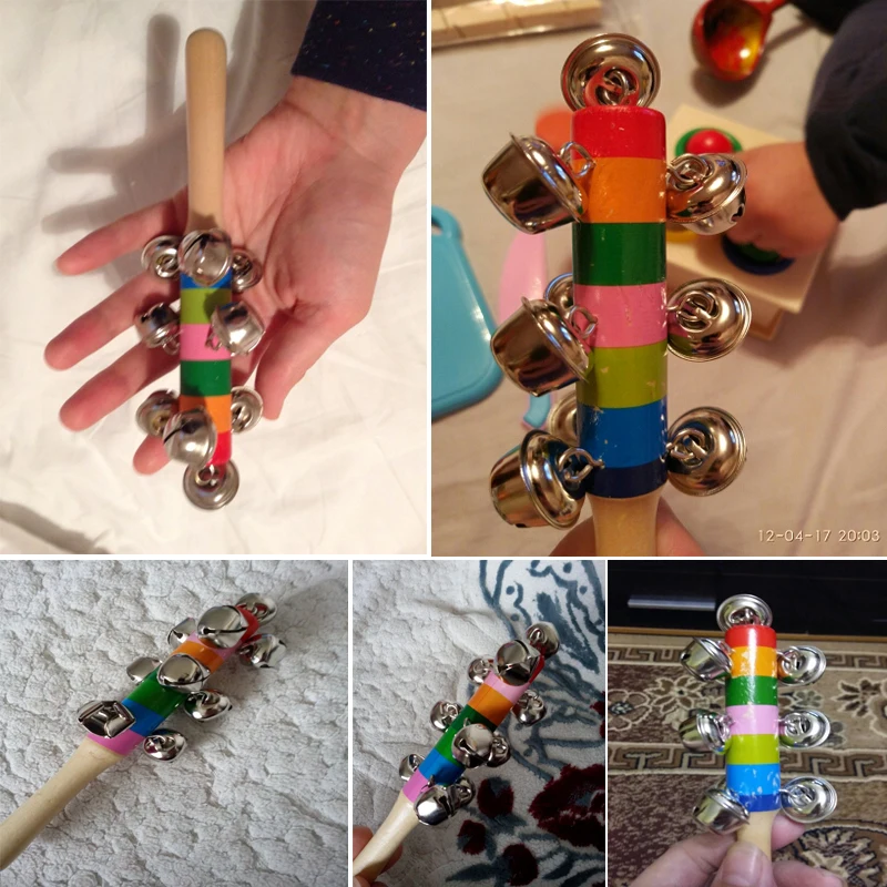 1-pc-Wooden-Stick-10-Jingle-Bells-Rainbow-Hand-Shake-Bell-Rattles-Baby-Kids-Children-Educational