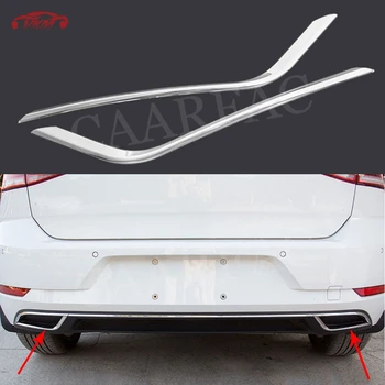 

MK7.5 Rear Lip Aprons Bright Strip Air outlet Light Exhaust Strip Cover Trim For VW Golf 7 VII 7.5 MK7.5 2017-2019 2PCS/Set