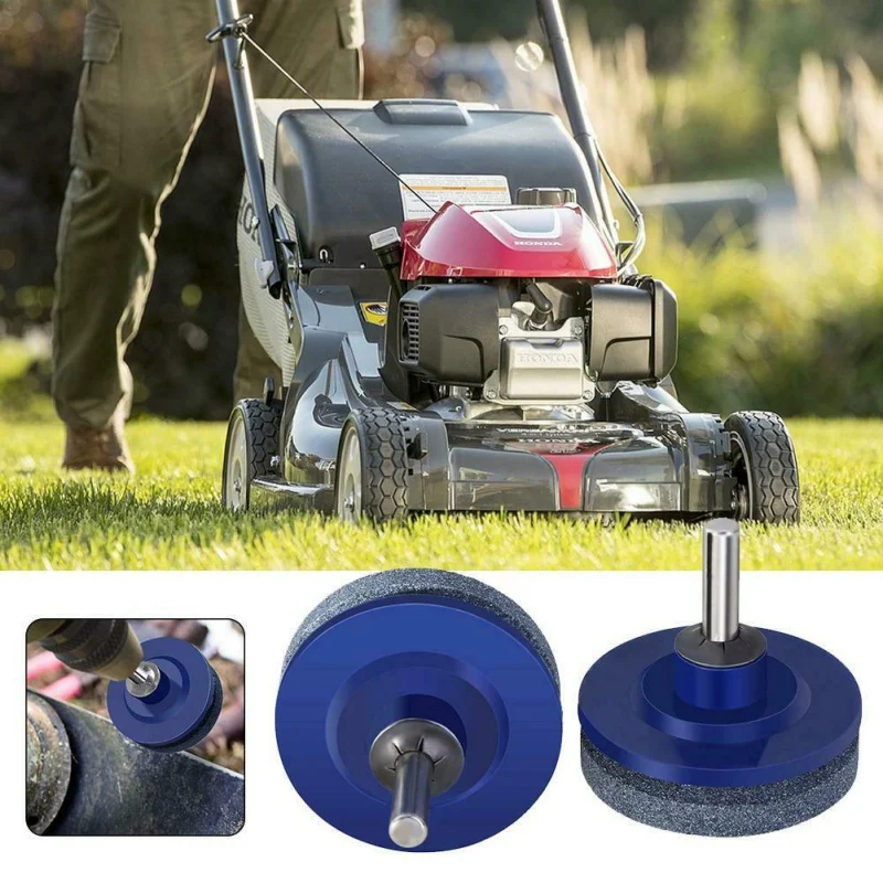 Cutting Dies Universal Lawnmower Faster Blade Sharpener Grinding Garden Tools Rotary Drill