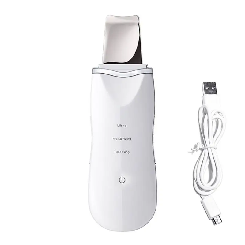 

1PCS Portable Ultrasonic Facial Scrubber Multifunctional Skin Care Device Beauty Instrument Deep Face Cleaning Machine Whitening