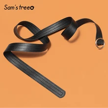 Sam's Tree съемные поясные ремни с цепочкой в стиле панк Модные женские ремни женские модные серебряные пряжки кожаный пояс Джинсы