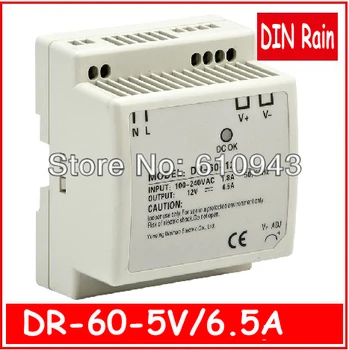 

DR-60W-5V LED Din Rail mounted Single Output Switching power supply for LED SMPS AC to DC
