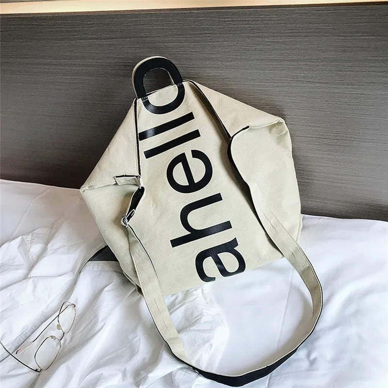 Maison FabreFashion Women Letter Canvas Messenger Bag Shoulder Bag Hand Bag Travel Bag Beach Bag Hasp Drop shipping     X0823#305