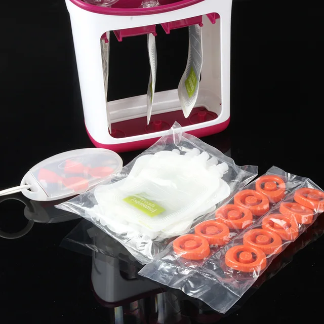 Squeeze Food Station Baby Food Organization Storage Containers Baby