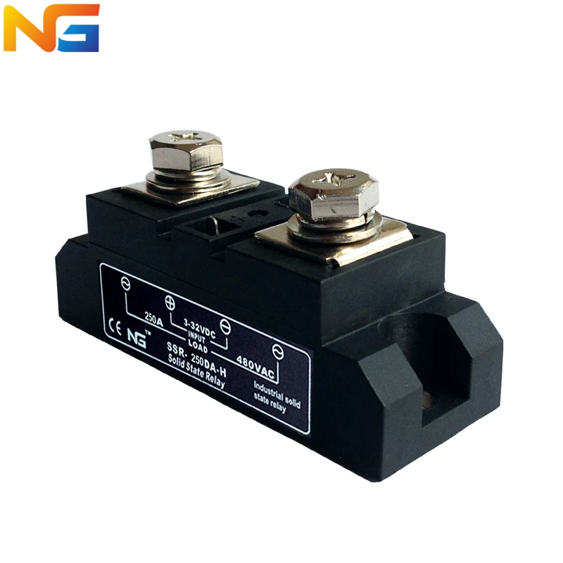 

Single-phase solid state relay 250A Shanghai Nenggong industrial-grade DC control AC DC - AC SSR
