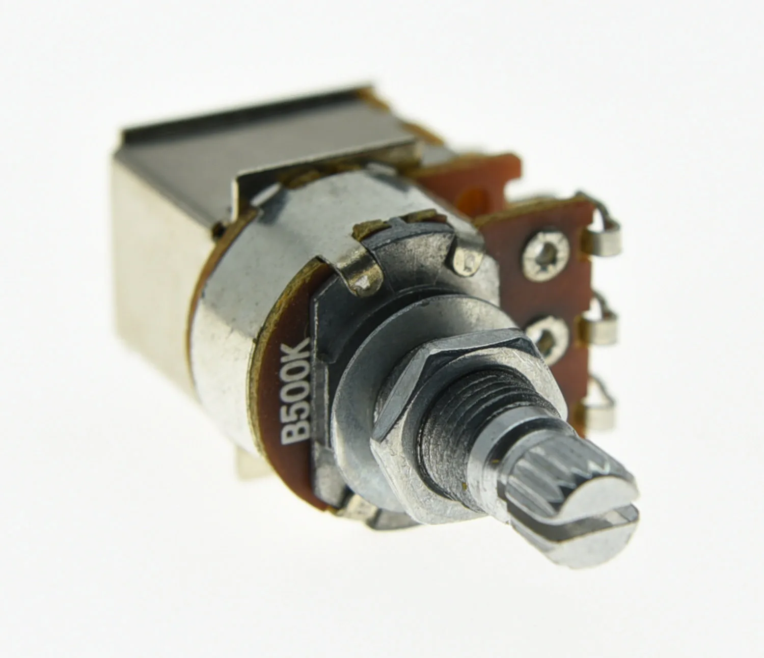 Kaish 500kギタープッシュプルリニアポットスプリットシャフトポテンショメータb500kpush pullpotentiometer
