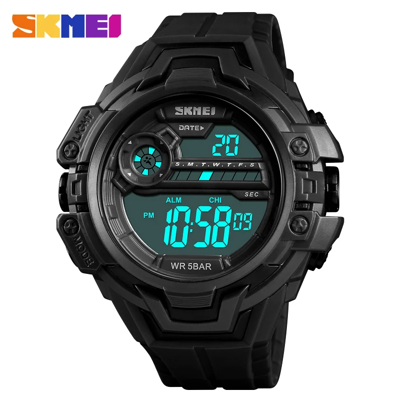 

Skmei Men Sport Digital Watch Fashion Dual Time Chronograph Water Resistance Alarm Watches Week Male Clock Relogio Masculino