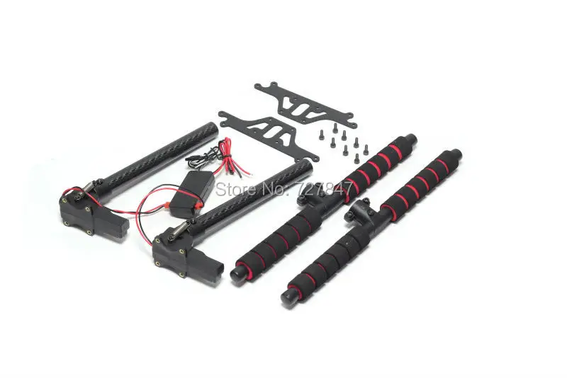 Electric Retractable Quick Install Landing Gear Skid Carbon For FPV DJI Phantom Vision 2 1