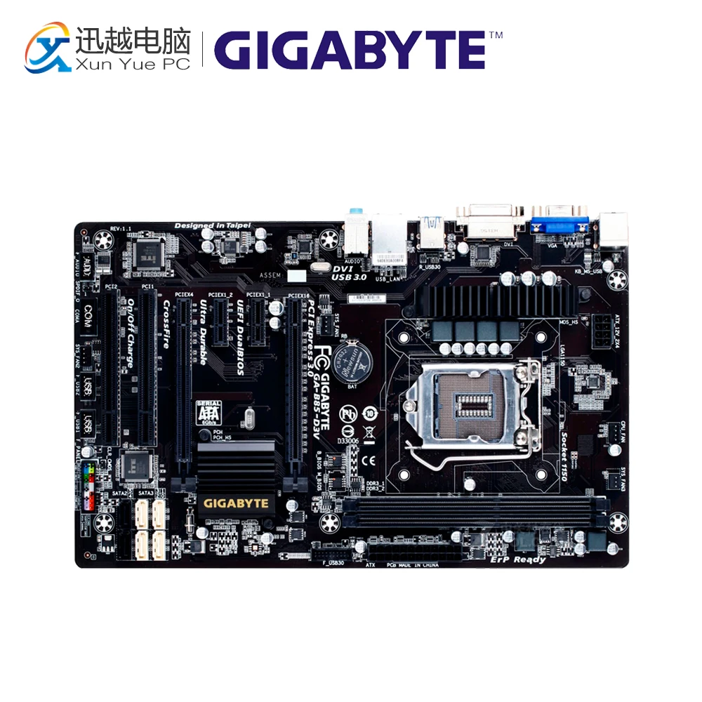 

Gigabyte GA-B85-D3V Desktop Motherboard B85-D3V B85 LGA 1150 i3 i5 i7 DDR3 16G ATX On Sale