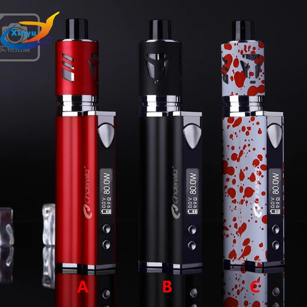 

Original Mini 80w LED kit electronic cigarette kit 2200mah battery liquid e-cigarettes vaporizer pen 3.5ml Atomizer hookah kit