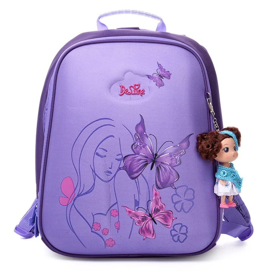 Orthopedic Waterproof Children School Bags For Girls Primary 1 5 Grade font b Kids b font