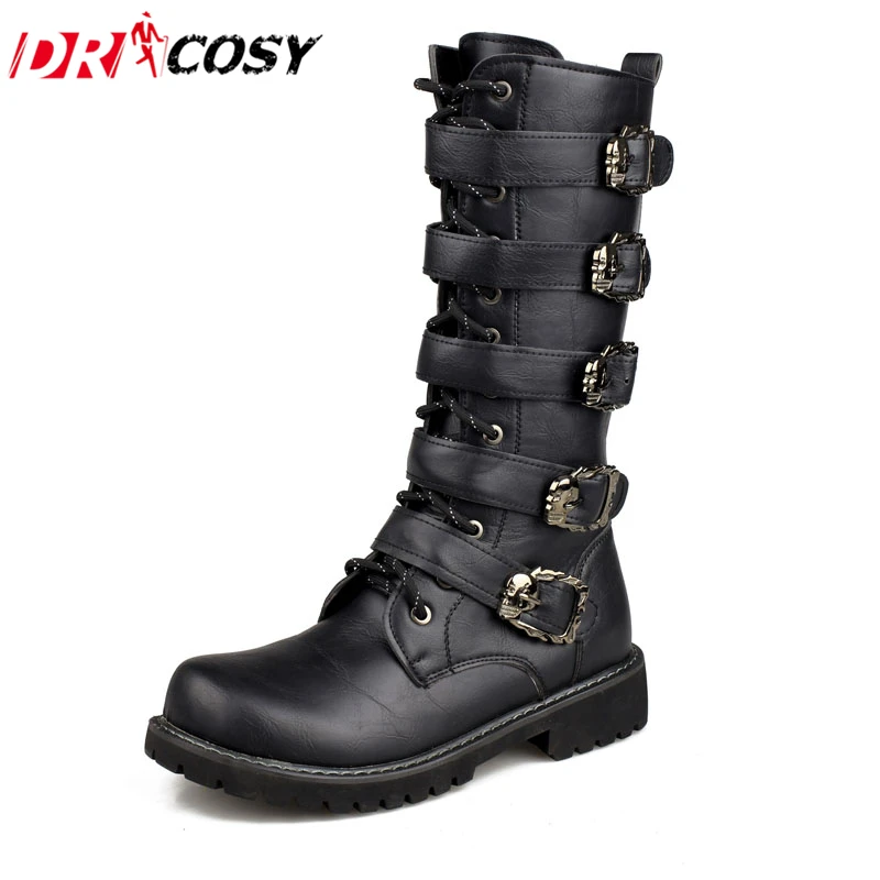 New Arrival High Quality Personality Men Boots Fashion Punk Boots Male High top Casual Shoes Brand