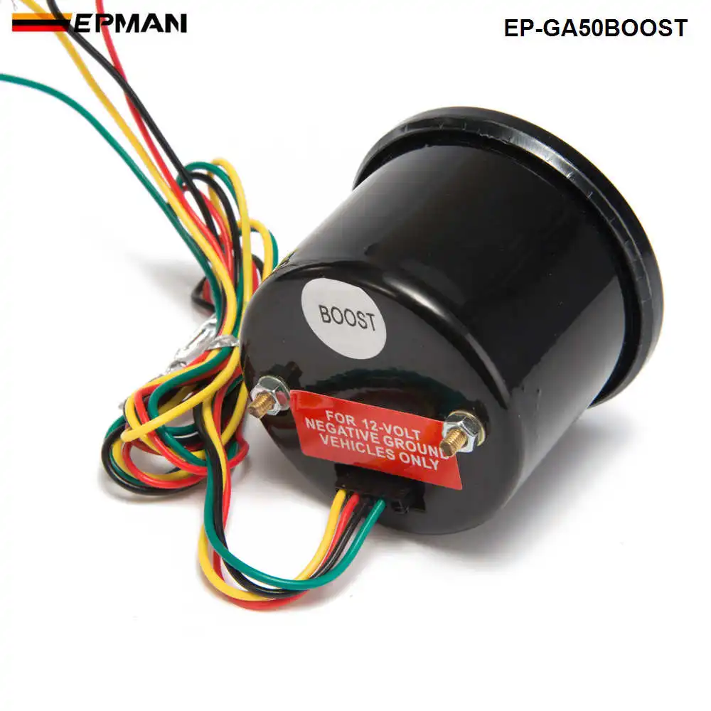 " 52 мм цифровой цвет Аналоговый светодиодный PSI/BAR Turbo Boost Gauge метр W' сенсор монитор гоночный датчик для BMW M3 EP-GA50BOOST