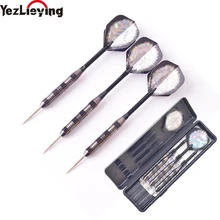 3 шт./комплект 21 г камуфляж лист Латунь Профессиональный Дартс с алюминиевым стержень из алюминиевого сплава упражнения игровые дротики жесткий штифт