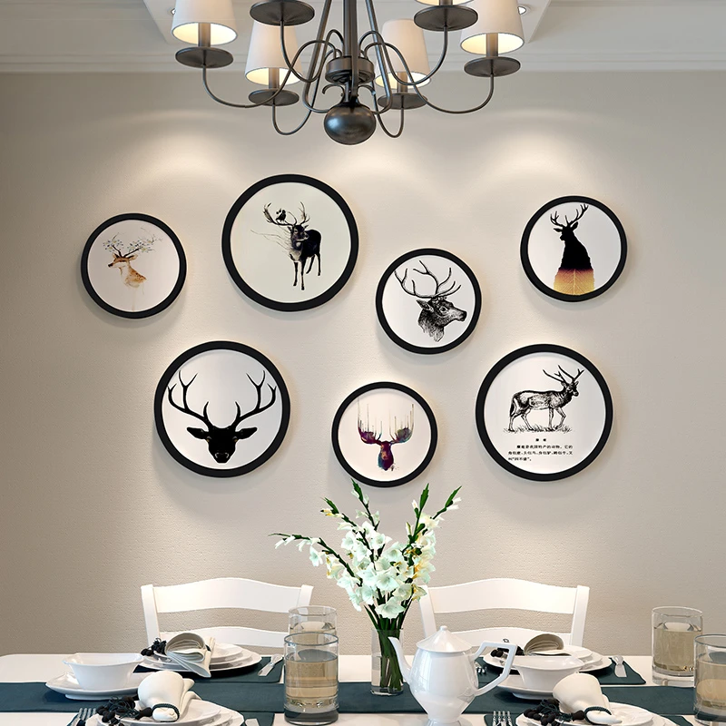 European Stype Home Design Wedding Love Photo Frame Wall Decoration Wooden Picture Frame Set Wall Photo Set