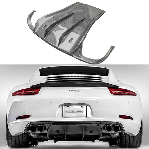 

For Porsche 911 Series Carrera 991 Carbon Fiber Rear Bumper Racing Style Diffuser