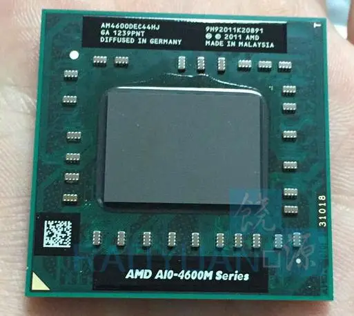 

AMD laptop Mobile A10 4600M A10-4600m AM4600DEC44HJ original Socket FS1(FS1R2) CPU 4M Cache/2.3GHz/Quad-Core processor