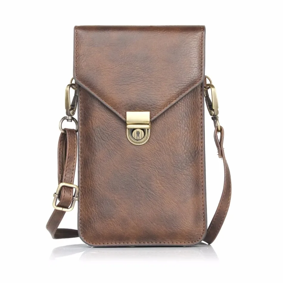 Luxury Rhinoceros Pattern Double Pockets Pouch Girl Holster Bag Phone Cases For Samsung Galaxy a3 a5