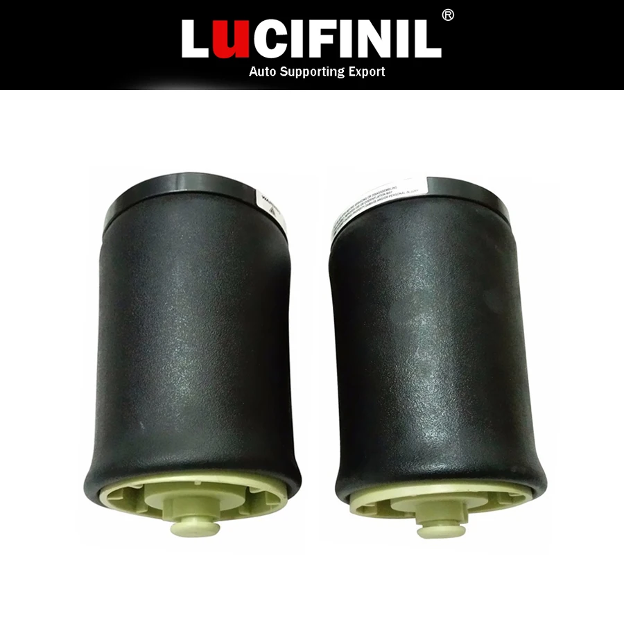 LuCIFINIL 2PCS New E53 X5 SUV Rear Air Spring Air Ride Suspension Air Bag Suspension Air Shock 37126750356 37126750355